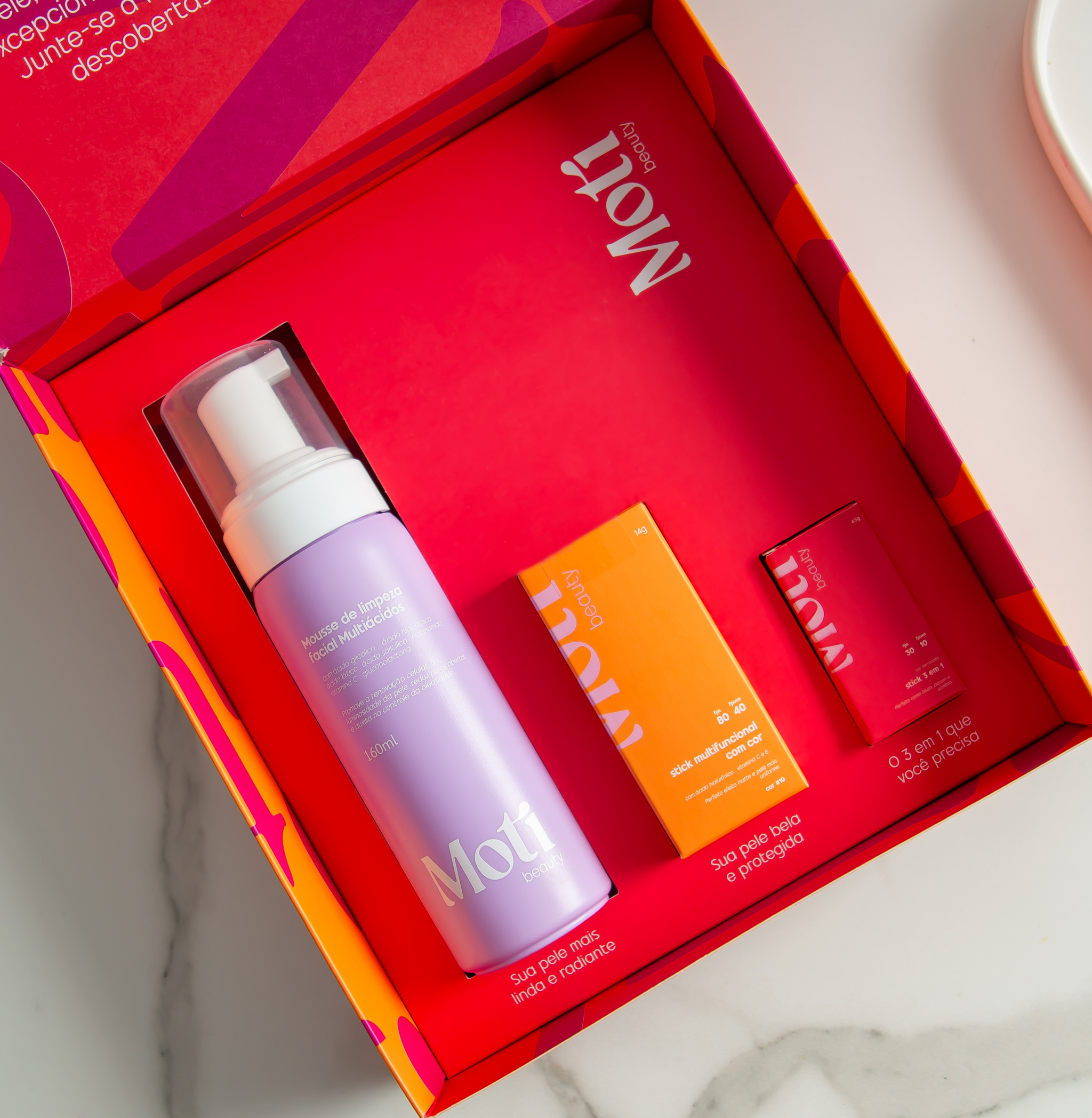Kit Multifuncional Proteção Solar + Mousse Multiácidos
