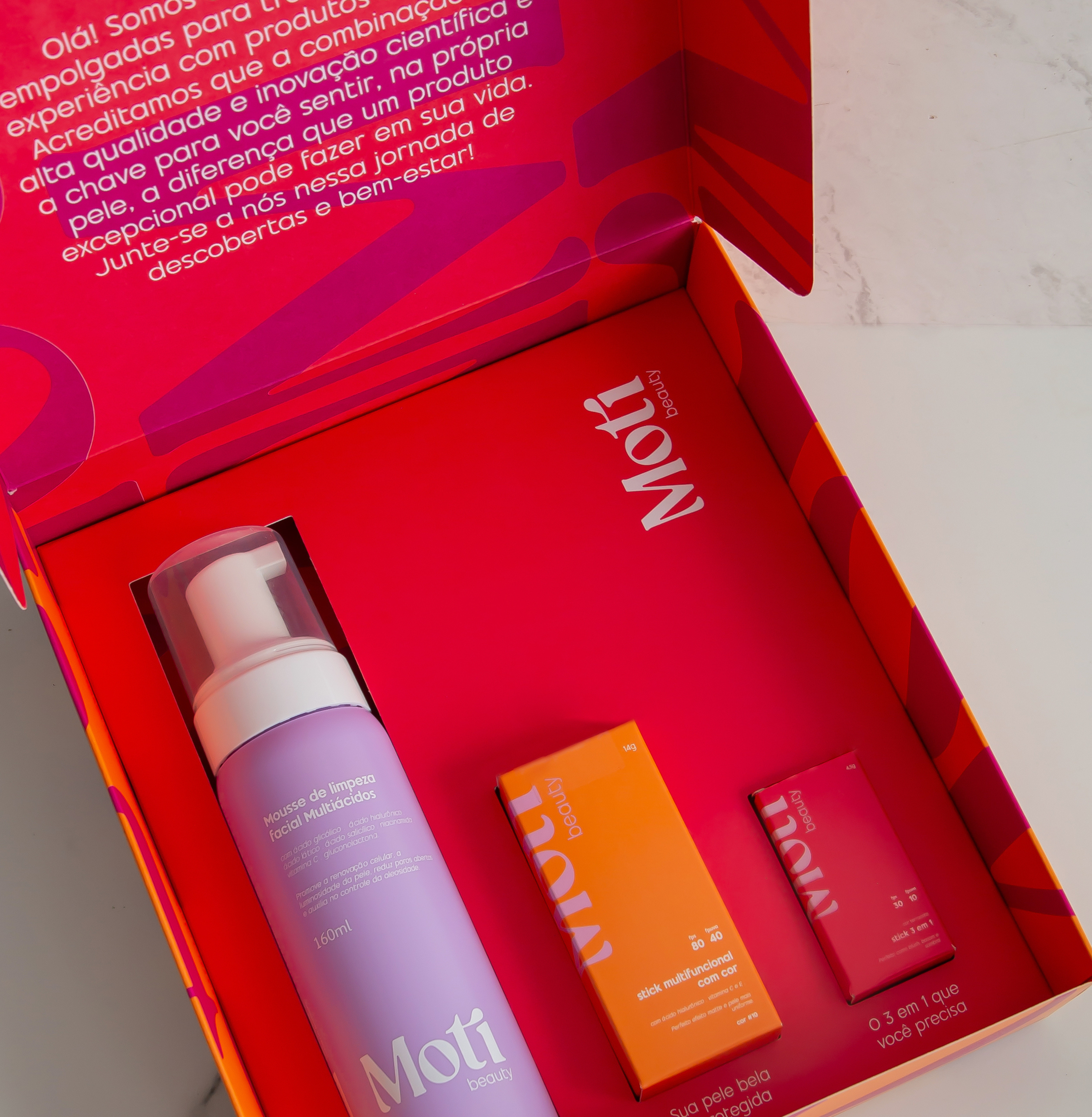 Kit Multifuncional Proteção Solar + Mousse Multiácidos