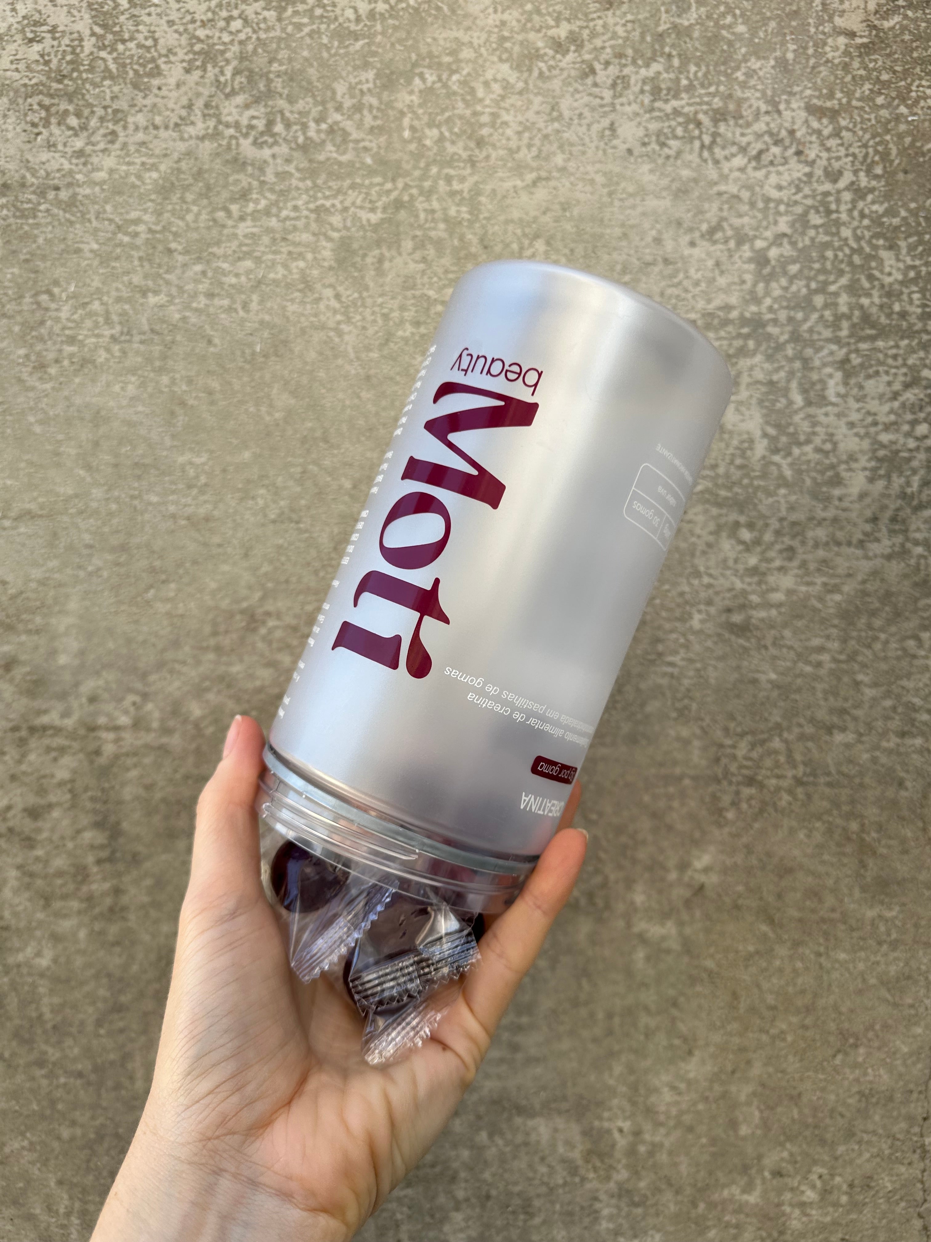 Creatina em Gomas Moti Beauty 3g por Goma Sabor Uva