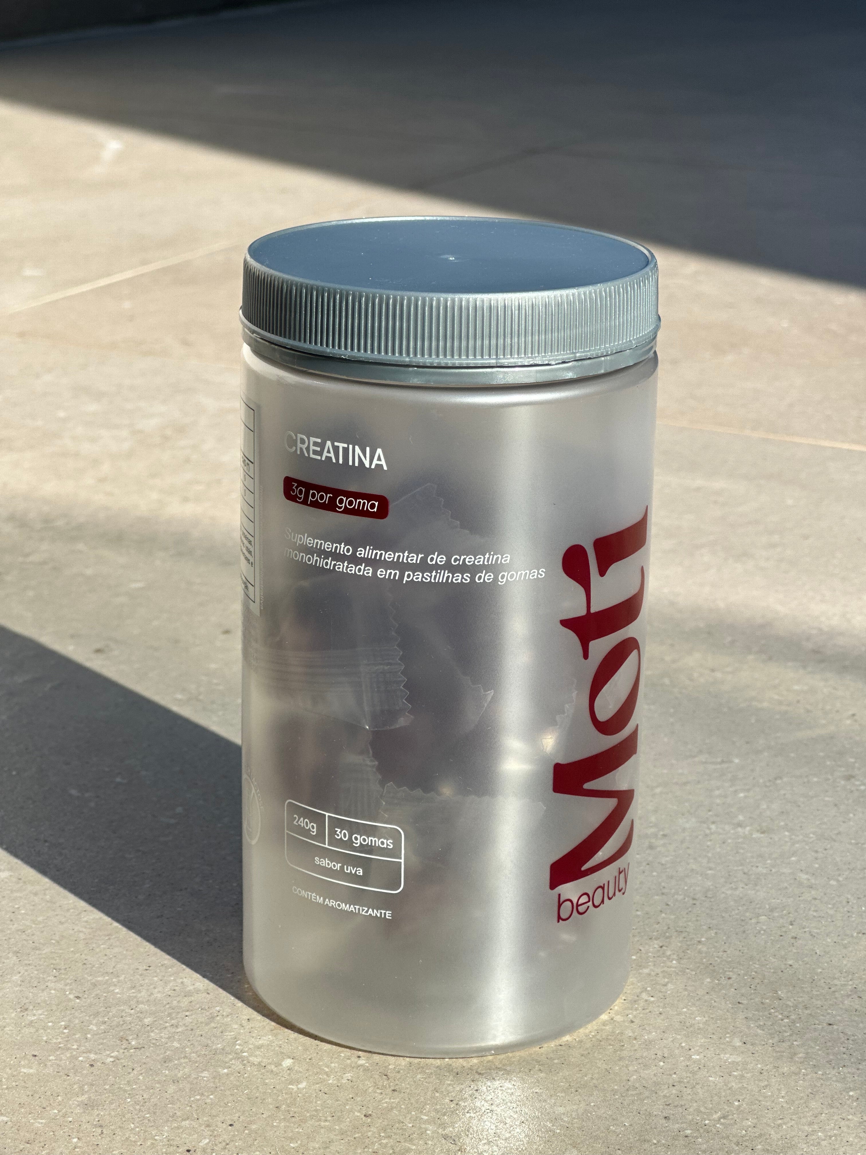 Creatina em Gomas Moti Beauty 3g por Goma Sabor Uva