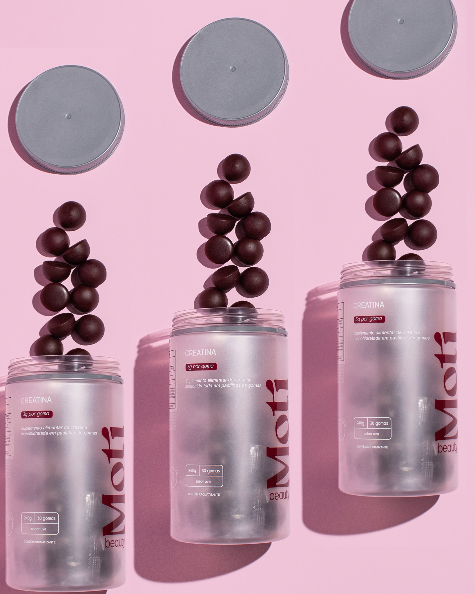 Combo Leve 3, Pague 2 – Creatina em Gomas Moti Beauty